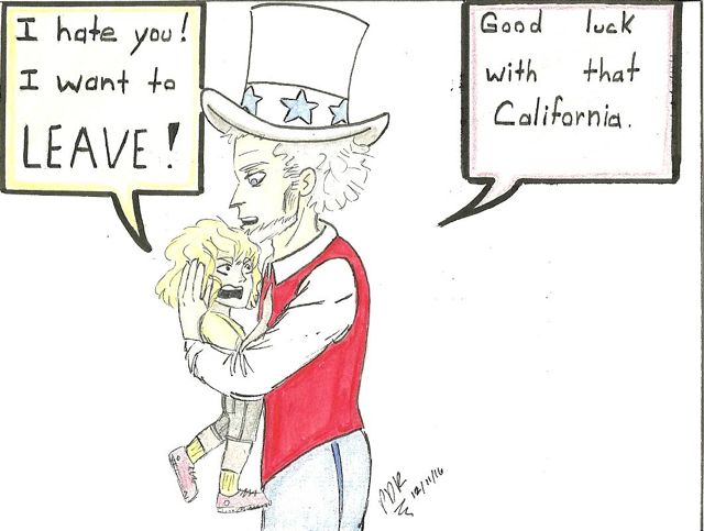 Should we stay or should we go now? Noah Clay discusses the likelihood of Calexit.  