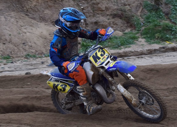 Carson Baehr (K3) scooped up the 85cc Mini Intermediate victory (Google Commons).