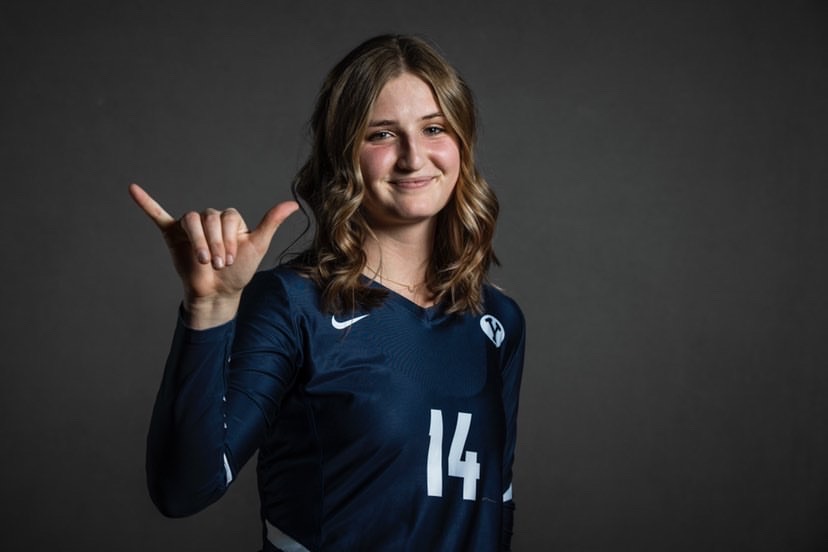 Volleyball commit Elyse Stowell will officially sign this November to Brigham Young University. 