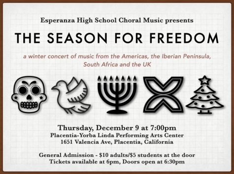 EHS Choral Music Presents: The Season For Freedom