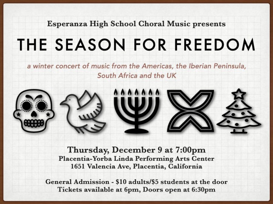 EHS+Choral+Music+Presents%3A+The+Season+For+Freedom