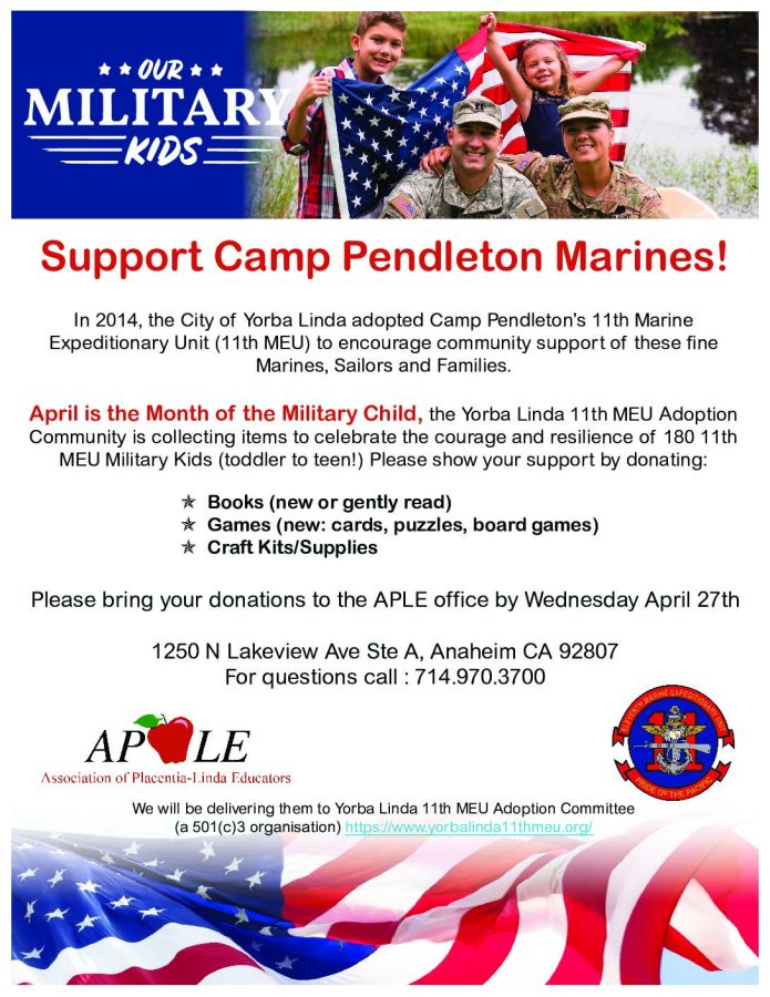 Support Camp Pendleton Marines